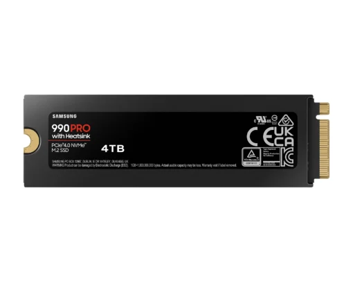 SSD диск SAMSUNG 990 PRO с Heatsink 4TB