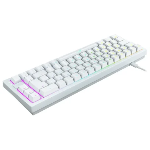 Геймърскa механична клавиатура XTRFY K5 Transperant White