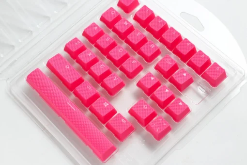 Капачки за механична клавиатура Ducky Pink 31-Keycap Set Rubber Backlit Double-Shot US