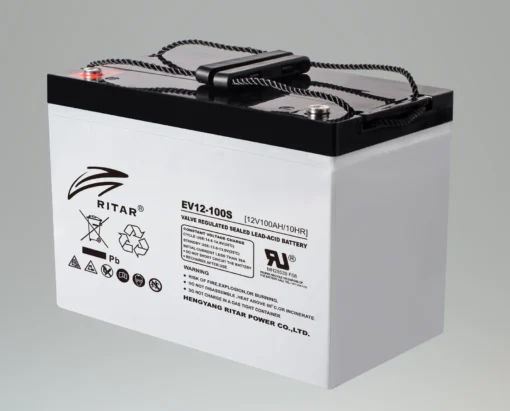 Оловна батерия RITAR (EV12-100S) 12V 100Ah 306/ 168/ 211 mm За електрически