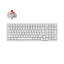 Геймърска Механична клавиатура Keychron K4 Pro White Hot-Swappable Full-Size K Pro Red Switch White