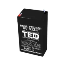 Оловна Батерия TED ELECTRIC 6V 6.1Ah 70/ 47/ 100 mm AGM
