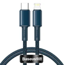 Кабел Baseus High Density USB Type-C към Lightning PD 20W 1м син
