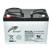 Оловна батерия RITAR (RA12-100S) AGM 12V / 100 Ah 306.5/ 168.5/ 210mm F15(M6)
