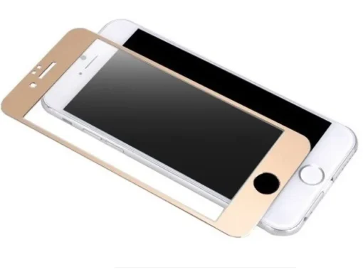 Защитни стъкла за мобилни телефони Протектор дисплей No brand за iPhone 6/6S Силикон Златен -