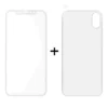 Защитни стъкла за мобилни телефони Стъклен протектор за дисплей и гръб Remax Caesar за iPhone X 0.3 mm Бял -