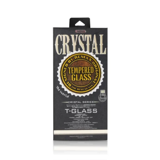 Защитни стъкла за мобилни телефони Комплект стъклен протектор + Калъф Remax Crystal