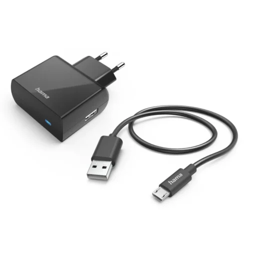 Зарядно у-во с кабел micro USB/220V