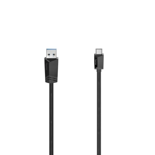 Кабел HAMA USB-C мъжко-USB- A  3.2 Gen.1 мъжко  5Gbit/s 1.5 м. Черен