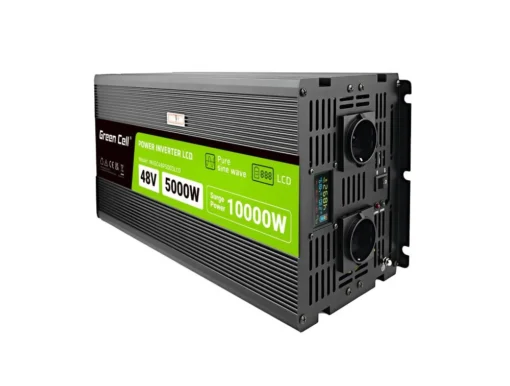 Инвертор GREEN CELL 48/220V  DC/AC 5000W/10000W INVGCP5000LCD  LCD Чиста