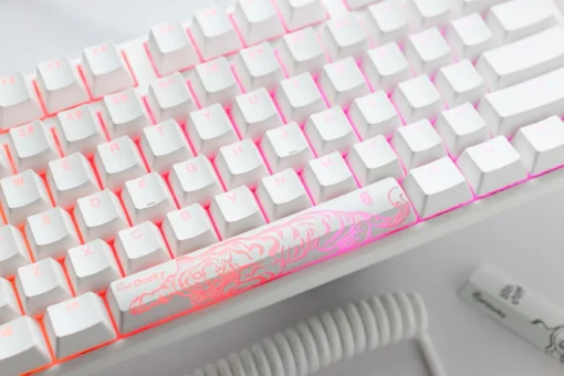 Геймърскa механична клавиатура Ducky One 3 Pure White TKL Hotswap Cherry MX Red