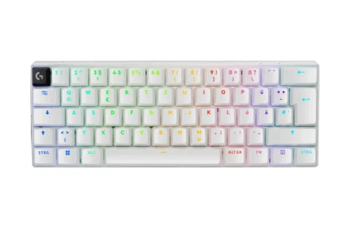 Геймърска клавиатура Logitech Pro X 60 Tactile White KEYCONTROL LIGHTSYNC RGB