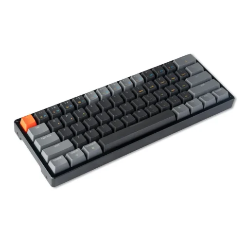 Геймърска Механична клавиатура Keychron K12 Hot-Swappable 60% Gateron Blue Switch White LED