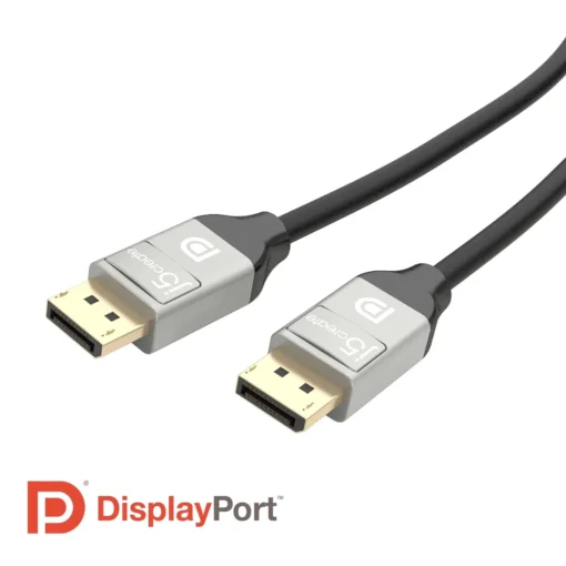 Кабел j5create JDC42 4K DisplayPort мъжко – DP мъжко