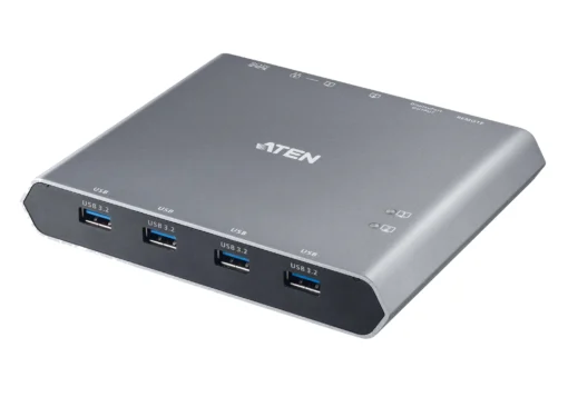 KVM превключвател ATEN US3311 2-портов 4K DisplayPort USB-C (поддържа до