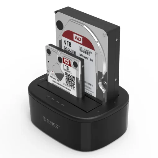 Orico докинг станция Storage – HDD/SSD Dock – 2 BAY Clone 2.5/3.5 USB3.0 –
