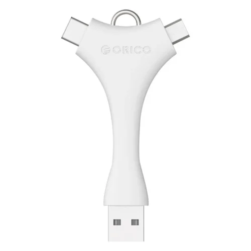 Адаптер Orico Dual Port Portable Sync&Charge C1-WH
