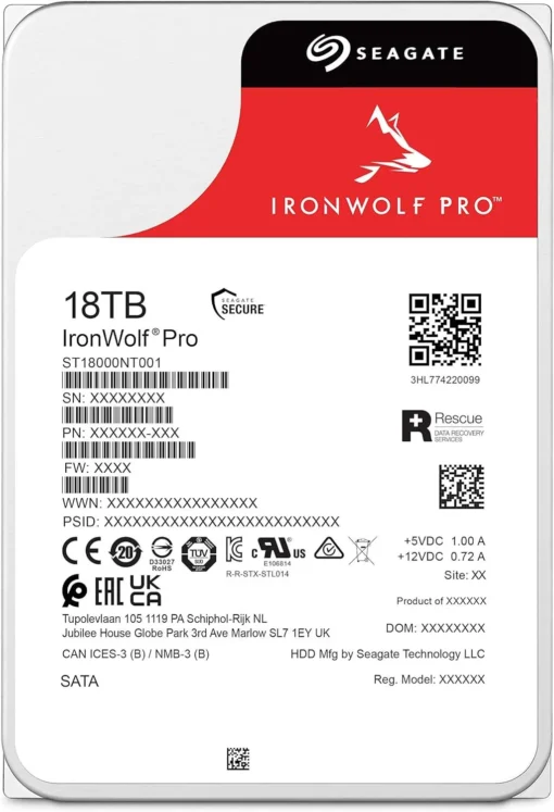 Хард диск SEAGATE IronWolf ST18000NT001