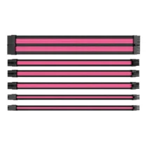 Комплект оплетени кабели Thermaltake TtMod Black/Pink