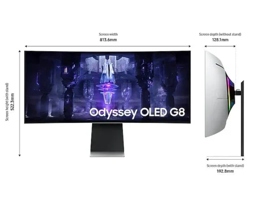 Монитор Samsung Odyssey OLED G8 G85SB 34″ CURVED 1800R