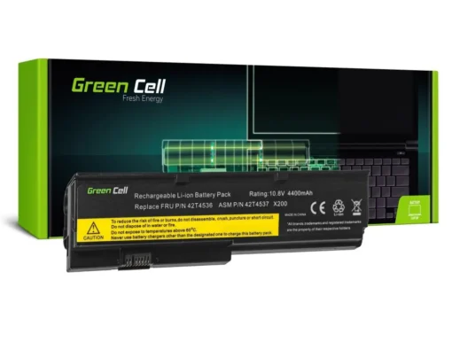 Батерия  за лаптоп GREEN CELL IBM Lenovo ThinkPad X200 X201 X201i 42T4535 10.8V