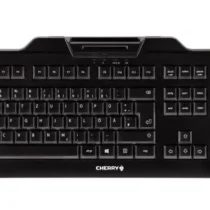 Жична клавиатура CHERRY KC 1000 SC черна с четец