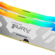 Памет за компютър Kingston Fury Renegade White RGB 32GB(2x16GB) DDR5 8000MHz CL38