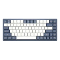 Геймърскa механична клавиатура Dark Project KD83A Ivory/Navy Blue RGB 75% - G3MS Sapphire Switches