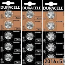 Бутонна батерия DURACELL CR2016 3V 5 бр. в блистер Литиева /цена за 1