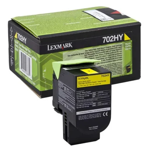 КАСЕТА ЗА LEXMARK CS 310/410/510 - Yellow - HIGH CAPACITY - Return program cartridge - P№ 70C2HY0 -