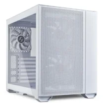 Кутия за компютър Lian Li O11 Air Mini Tower Tempered Glass Бяла