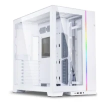 Кутия за компютър Lian Li PC-O11 Dynamic EVO Mid-Tower Tempered Glass Бяла