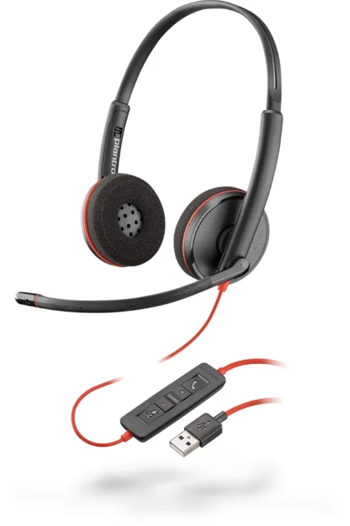 Слушалки Plantronics Blackwire стерео с микрофон USB C3220