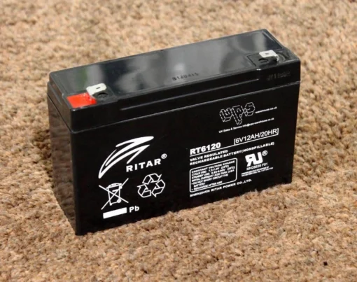 Оловна батерия RITAR (RT612) AGM 6V 12Ah 150 /50 /93 mm Терминал1