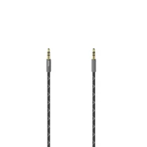 Аудио кабел HAMA 3.5мм жак мъжко - 3.5мм жак мъжко Метал Позлатени конектори