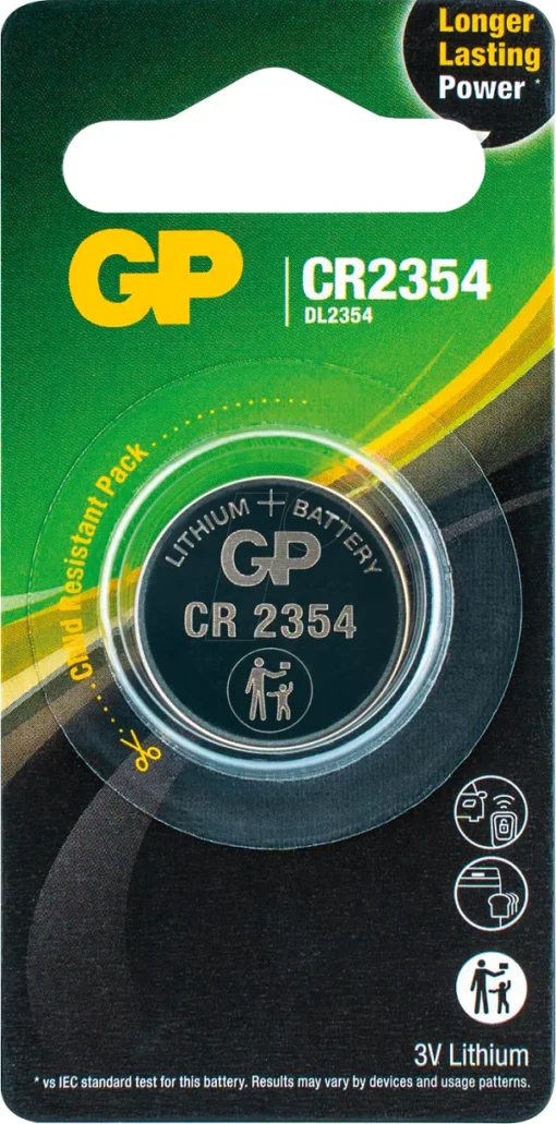 Литиева бутонна батерия GP  CR-2354 3V  1 бр. в блистер /цена за 1