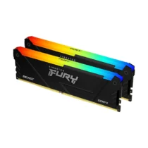 Памет за компютър Kingston FURY Beast Black RGB 64GB(2x32GB) DDR4 3600MHz CL18