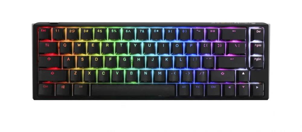 Геймърскa механична клавиатура Ducky One 3 Classic SF 65% Hotswap Cherry MX Black RGB PBT