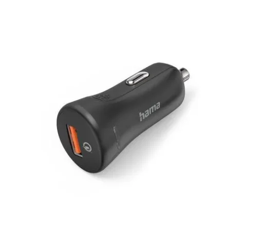Бързо зарядно за кола Hama "Qualcomm Quick Charge 3.0" USB-A 195 W черно