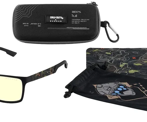 Комплект гейминг очила с калъф GUNNAR x Call of Duty UAV Edition - Onyx/Topo -