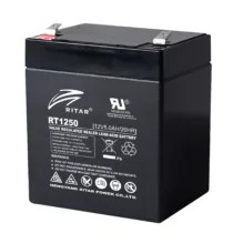 Оловна батерия RITAR (RT1250) AGM 12V 5Ah 90/ 70/ 10 1mm Терминал 2