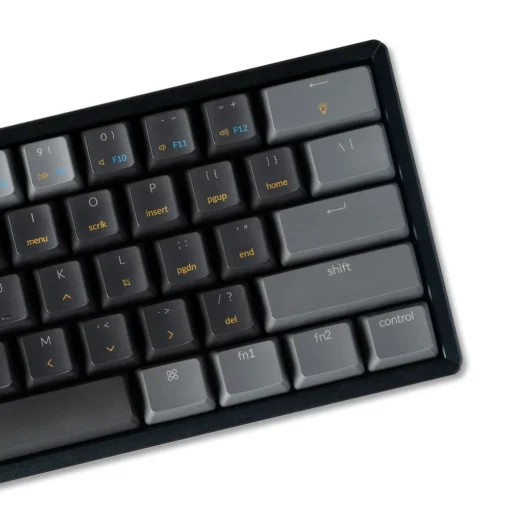 Геймърска Механична клавиатура Keychron K12 Hot-Swappable Aluminum 60% Gateron Brown Switch RGB LED