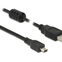 Кабел DeLock USB-A мъжко - USB-B мъжко USB 2.0 2 м Черен