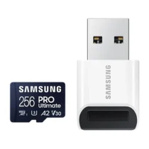 Карта памет Samsung PRO Ultimate microSDXC UHS-I 256GB Адаптер USB четец