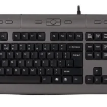 Mултимедийна клавиатура A4TECH KL-7MUU изход за микрофон/слушалки USB