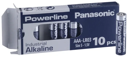 Алкални батерии индустриални LR03 AAA 15V 10PK INDUSTRIAL Powerline