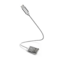 Кабел HAMA USB-C мъжко- USB 2.0 A мъжко 0.2 м. 480Mbit/s Бял
