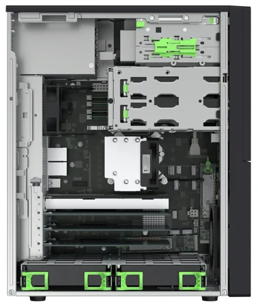 Сървър Fujitsu Primergy TX1310 M5 LFF Xeon E-2324G 16GB U 1Rx8 3200 2x1TB HDD SATA 3.5inch PSU Std TPM