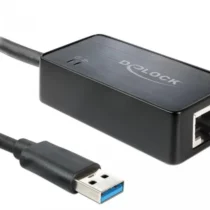 Адаптер DeLock 62121 USB 3.0  към Gigabit LAN 10/100/1000 Mbps