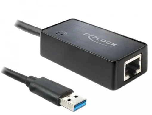 Адаптер DeLock 62121 USB 3.0  към Gigabit LAN 10/100/1000 Mbps